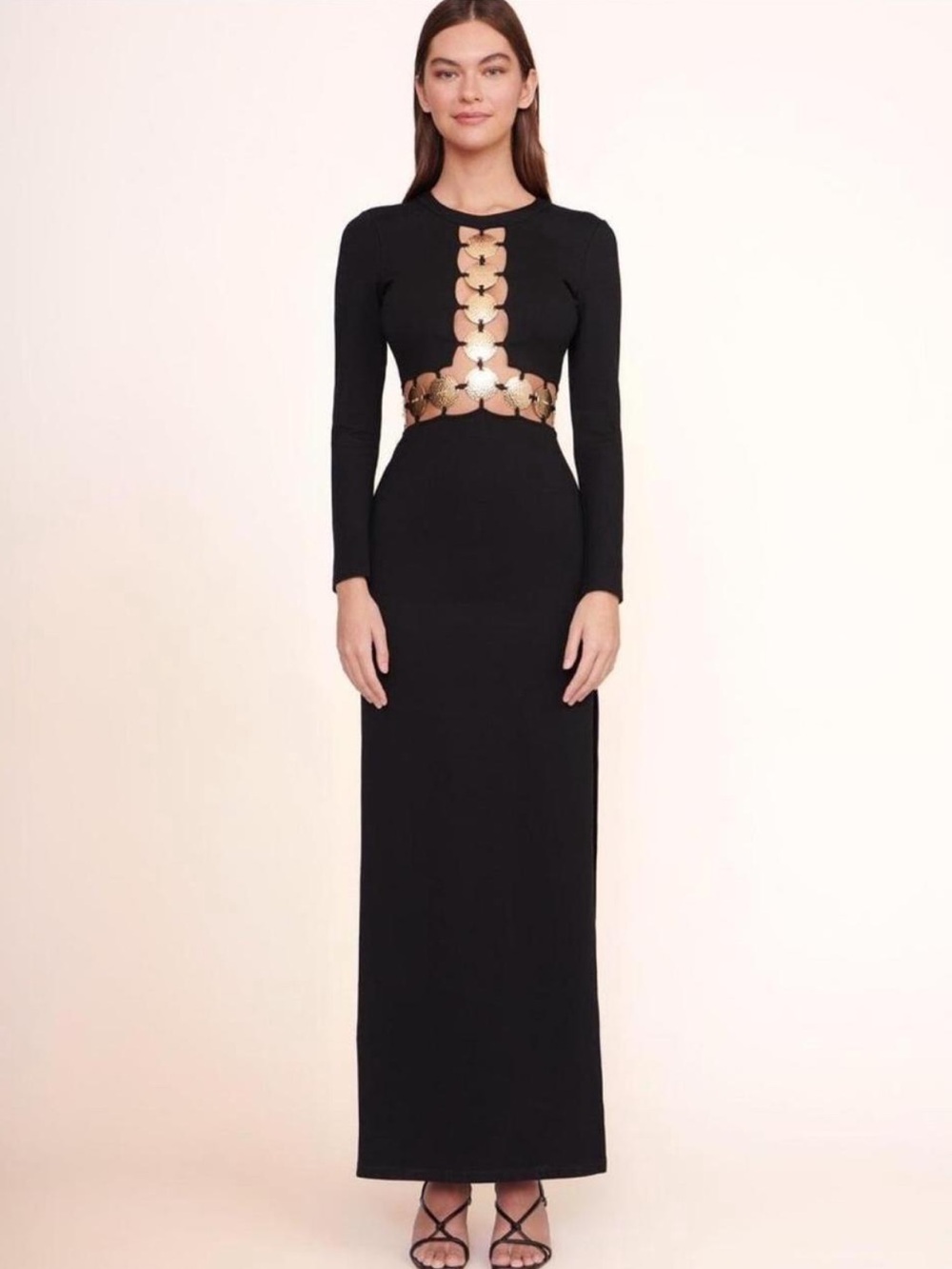STAUD // Delphine Medallion Maxi Dress